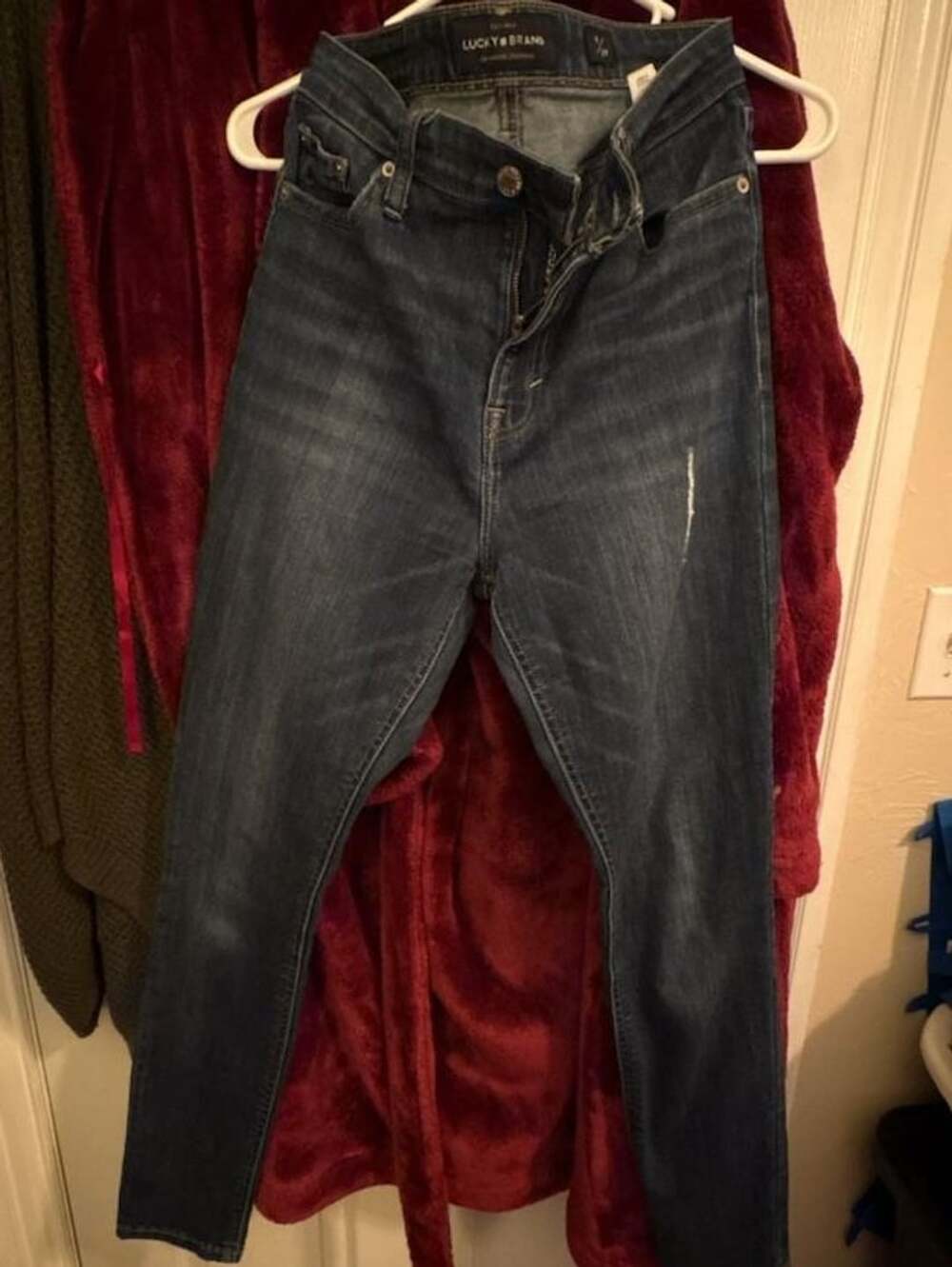 Lucky Brand Bridgette Skinny Jeans Size 6/28 Dark Wash Denim